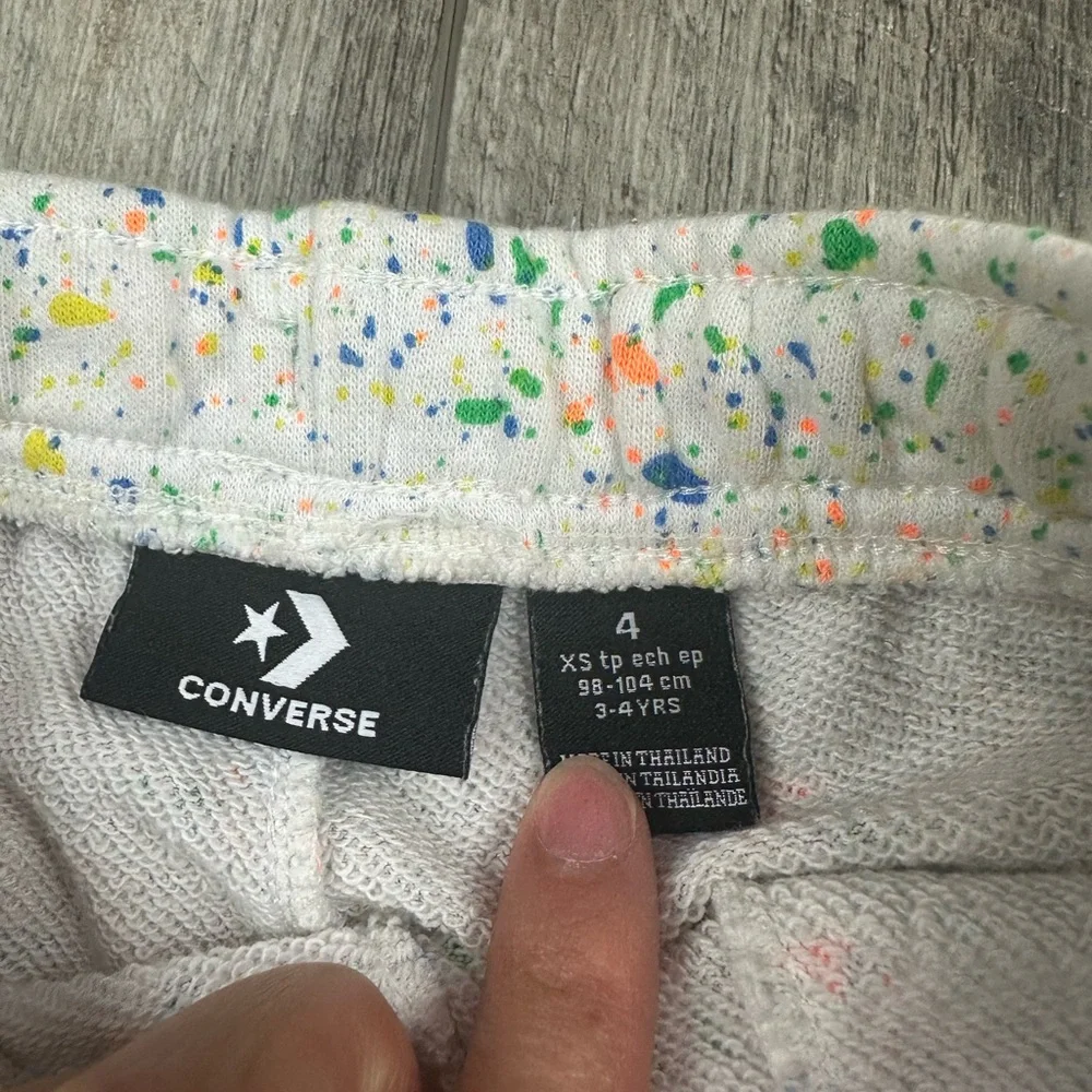 Converse‎ Kids Cream Print Shorts